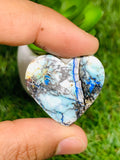 Azurite Turquoise Cabochon • Code A41-A44 • AAA Quality • Natural Azurite Cabs • Azurite Turquoise Pendant