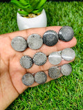 Black Fossil Coral Cabochon Pairs • Code B1-B6 • AAA Quality • AAA Quality  • Natural Fossil coral Cabs