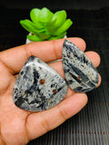 Amphibolite Cabochon • Code A8- A9 • AAA Quality • Big Cabochon •  Natural Amphibolite Cabs • Amphibolite Pendant •  Origin New Zealand