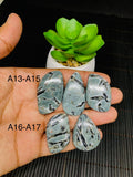 Hold Bland Dragon Cabochon • Code A13- A17 • AAA Quality •  Natural Dragon Cabs • Hold Bland Pendant •  Origin Poland