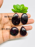 Eudialyte Cabochon • Code B9- B12 • AAAA Quality • Natural Eudialyte Cabs • Eudialyte pendant