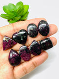 Eudialyte Cabochon • Code B27- B34 • AAAA Quality • Natural Eudialyte Cabs • Eudialyte pendant