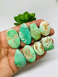 Variscite Cabochon • Code A49- A56 • AAA Quality • Natural Variscite Cabs • Variscite Pendant • Perfect for Jewelry Making