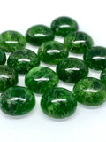 Chrome Diopside Cabochon • 10 mm Size • Pack of 1 Piece • AAA Quality • Natural Chrome Diopside Cabs • Diopside Stone •