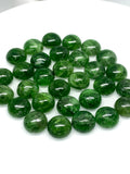 Chrome Diopside Cabochon • 8 mm Size • Pack of 1 Piece • AAA Quality • Natural Chrome Diopside Cabs • Diopside Stone •