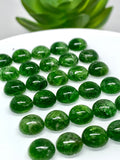 Chrome Diopside Cabochon • 8 mm Size • Pack of 1 Piece • AAA Quality • Natural Chrome Diopside Cabs • Diopside Stone •