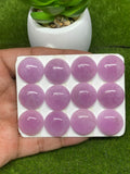 Kunzite Round Cabochon 18 mm Size  A+ Quality - Pack of 1 Piece - Natural Kunzite Cabochon -  Origin Brazil