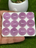 Kunzite Round Cabochon 18 mm Size  A+ Quality - Pack of 1 Piece - Natural Kunzite Cabochon -  Origin Brazil