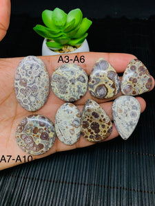 Astrolite Cabochon • Code A3- A10 • AAA Quality • Natural Astrolite Cabs • Astrolite Pendant • From Indonesia •  Perfect for Jewelry Making