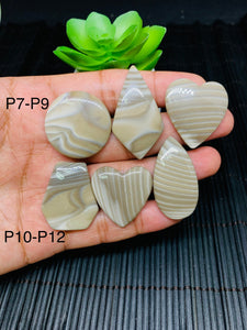 Polish Flite Cabochon • Code P7- P12 • AAA Quality • Natural Polish Flite Cabs • Polish Flite Pendant