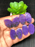 Charoite Cabochon •  Code C29- C32  • AAA Quality •  Natural Charoite Pair Cabs •  Charoite Cabochon