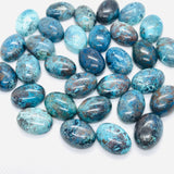 Chrysocolla Cabochon 13X18mm Size - Pack of 1 Pcs - AAA Quality - Natural chrysocolla cabs - Chrysocolla Oval Cabochon