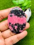 Rhodonite Cabochon • Code R5-R6 • AAA Quality •  Natural Rhodonite Cabs • Rhodonite Pendant