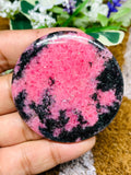 Rhodonite Cabochon • Code R28-R29 • AAA Quality •  Natural Rhodonite Cabs • Rhodonite Pendant