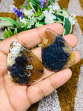 Dendritic Moss Agate Cabochon • Code D5-D6 • AAA Quality •  Natural Dendritic Moss Agate Cabs •  Moss Agate  Pendant