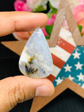 Dendritic Moss Agate Cabochon • Code D39- D44 • AAAA Quality • Natural Dendritic Moss Agate Cabs • Moss Agate Pendant