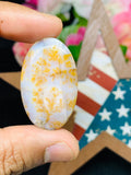 Dendritic Moss Agate Cabochon • Code D39- D44 • AAAA Quality • Natural Dendritic Moss Agate Cabs • Moss Agate Pendant