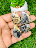 Kawanite Cabochon • Code K33-K36 • AAA Quality • Natural Kawanite Cabs • Kawanite Pendant