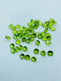 7mm Peridot Round Cut , Top Quality , Pack of 1 Pieces ,Natural peridot gemstone