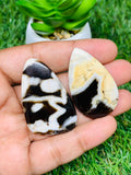 Peanut Wood Jasper Cabochon • Code P37-P38 • AAA Quality • Natural Peanut Wood Jasper Cabs • Jasper Pendant • Perfect for Jewelry Making