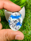 Azurite Turquoise Cabochon • Code A5-A10 • AAA Quality • Natural Azurite Cabs • Azurite Turquoise Pendant
