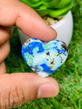 Azurite Turquoise Cabochon • Code A5-A10 • AAA Quality • Natural Azurite Cabs • Azurite Turquoise Pendant