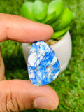 Azurite Turquoise Cabochon • Code A17-A22 • AAA Quality • Natural Azurite Cabs • Azurite Turquoise Pendant