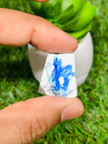 Azurite Turquoise Cabochon • Code A17-A22 • AAA Quality • Natural Azurite Cabs • Azurite Turquoise Pendant