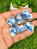 Azurite Turquoise Cabochon • Code A23-A28 • AAA Quality • Natural Azurite Cabs • Azurite Turquoise Pendant