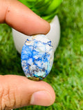 Azurite Turquoise Cabochon • Code A29-A34 • AAA Quality • Natural Azurite Cabs • Azurite Turquoise Pendant