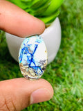 Azurite Turquoise Cabochon • Code A35-A40 • AAA Quality • Natural Azurite Cabs • Azurite Turquoise Pendant