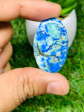 Azurite Turquoise Cabochon • Code A41-A44 • AAA Quality • Natural Azurite Cabs • Azurite Turquoise Pendant