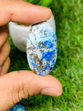 Azurite Turquoise Cabochon • Code A41-A44 • AAA Quality • Natural Azurite Cabs • Azurite Turquoise Pendant