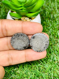 Black Fossil Coral Cabochon Pairs • Code B31-B36 • AAA Quality  • Natural Fossil coral Cabs