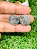 Black Fossil Coral Cabochon Pairs • Code B31-B36 • AAA Quality • Natural Fossil coral Cabs