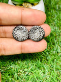 Black Fossil Coral Cabochon Pairs • Code B31-B36 • AAA Quality • Natural Fossil coral Cabs