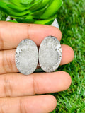 Black Fossil Coral Cabochon Pairs • Code B53-B56 • AAA Quality  • Natural Fossil coral Cabs