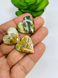 Serpentine Opalite Cabochon • Code O52  • Pack of 3 Pcs • 21-25X22-24  mm size • Weight 8.4 gm• Natural Serpentine Opalite Cabs