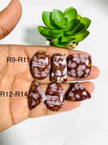 Red Ocean Jasper Cabochon • Code #R9-R12 • AAA Quality • Natural Ocean Jasper Cabs • Jasper Pendant