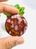 Red Ocean Jasper Cabochon • Code #R31-R34 • AAA Quality • Natural Ocean Jasper Cabs • Jasper Pendant