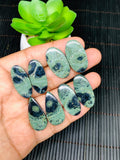 Kambaba Jasper Cabochon Pairs • Code K1-K4 • AAA Quality  • Natural Kambaba Cabs • Kambaba Jasper Earrings/Pendant