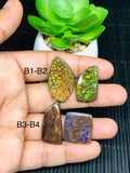 Ammolite Cabochon • Code B1-B4 • AAA Quality • Natural Ammolite Cabochon • Origin Canada