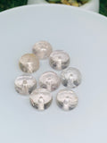 Morganite Cabochon • 10mm Size Half Drill • Pack of 8 Pcs • Code M3• AAA Quality • Natural Morganite Round Cabochon • Morganite Cabs
