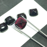 Garnet Pyramid 14MM Cabs, Pack of 1 Pieces, Good quality Cabochons , natural red garnet , garnet cabs , Origin India