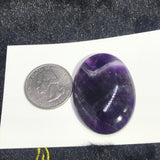 Amethyst Oval 30X40MM Cabs , Pack of 1 Pcs- African Amethyst Cabs , Loose stone , Gemstone cabochon. Purple Amethyst