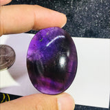 Amethyst Oval 30X40MM Cabs , Pack of 1 Pcs- African Amethyst Cabs , Loose stone , Gemstone cabochon. Purple Amethyst