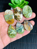 Serpentine Opalite Cabochon • Code O1-O6  • AAA Quality • Natural Serpentine Opalite Cabs • Serpentine Opalite Pendant