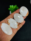 Pink Scolecite Cabochon • Code P13-16 • AAA Quality • Natural Pink Scolecite Cabs • Scolecite Pendant • Scolecite for Jewelry Making