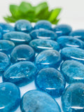 Apatite Cabochon 13x18 mm Size • Pack of 1 Pcs • Code N2 • AAA Quality • Natural Neon Apatite Oval Cabochons