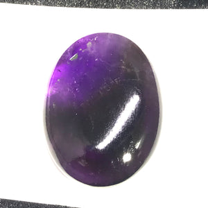 Amethyst Oval 30X40MM Cabs , Pack of 1 Pcs- African Amethyst Cabs , Loose stone , Gemstone cabochon. Purple Amethyst